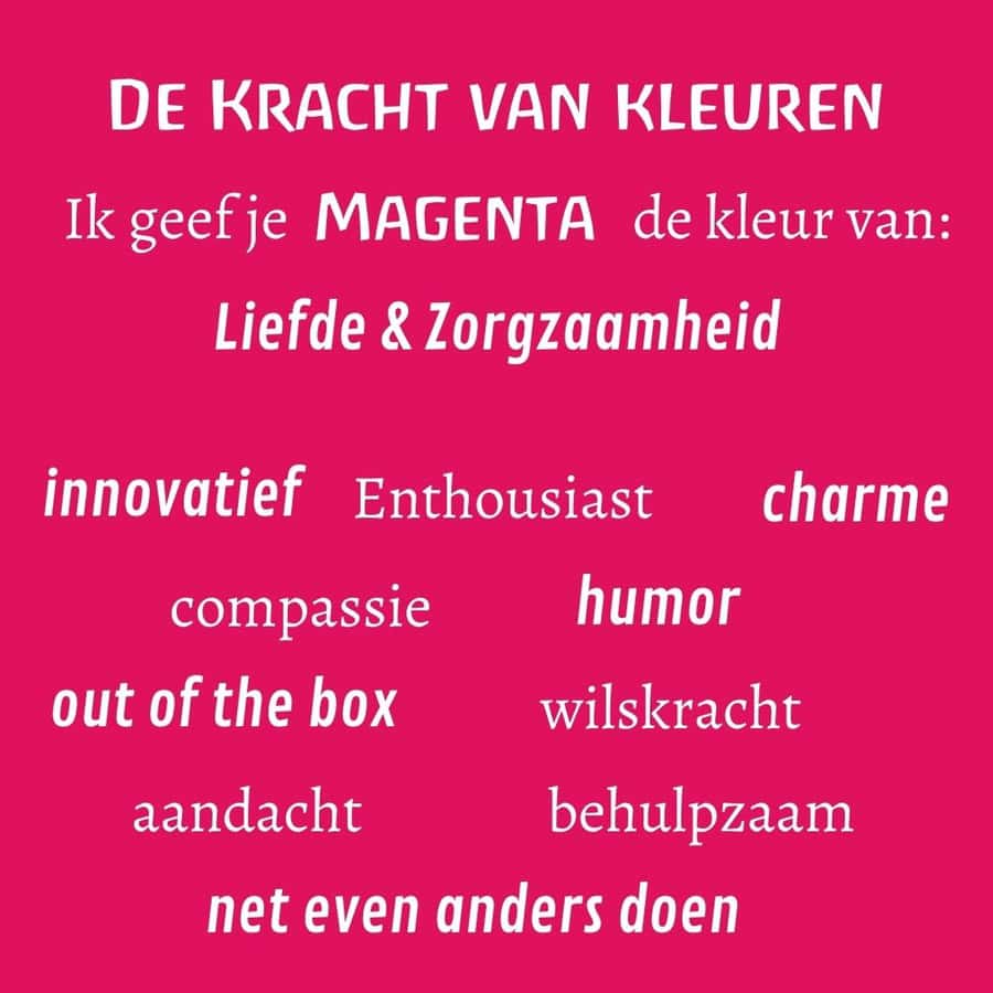 De kracht van kleuren colour comfort SinneHart