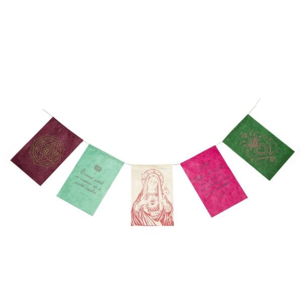 Wensvlaggetjes Compassie-1 Koperberg Arts & Crafts - Wens-vlaggetje 'Compassie'