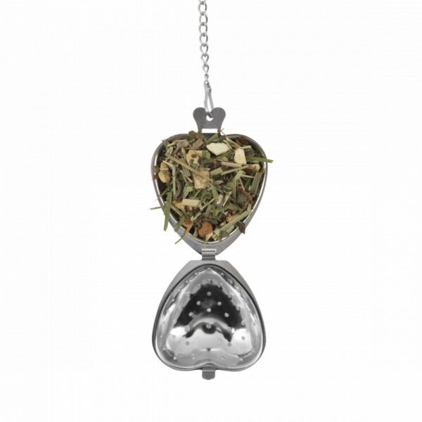 Arelo - Thee-ei - Hartvorm met uitlekschaaltje - in verpakking