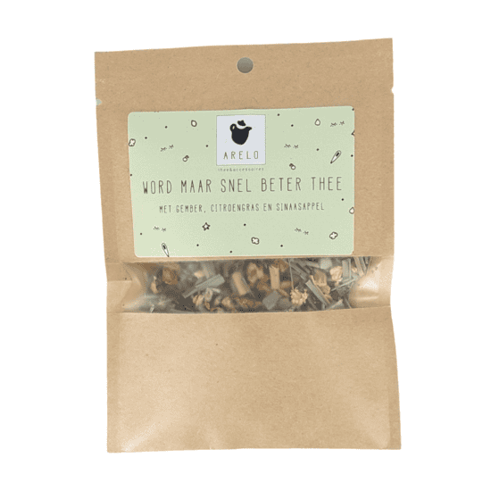 Arelo - Word maar snel beter thee zakje - 25 gram